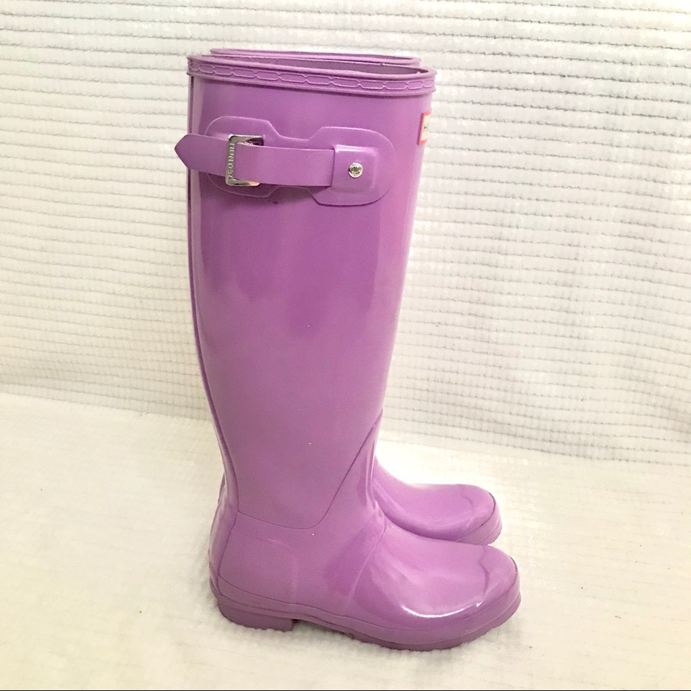 HUNTER | Rainboots Women’s 5 Eu 36 Lavender Purple - Picture 7 of 9